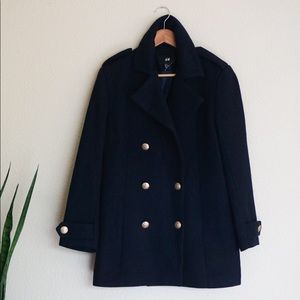 H&M Navy Pea Coat